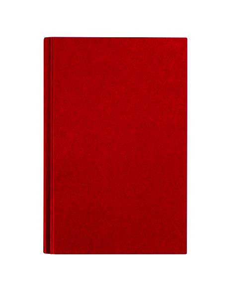 istock Maroon red hardcover book front cover upright vertical isolated 509540970