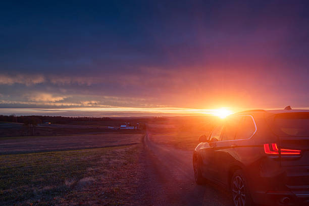 istock Country Road in Dawn 509545178