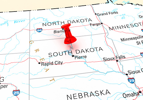 Dakota del Sur Mapa photo