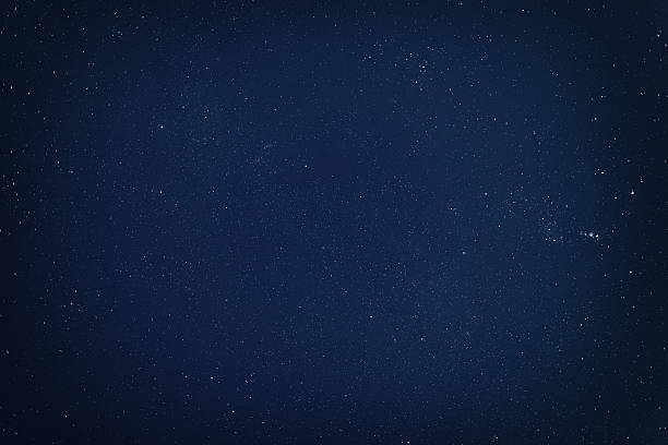 Night sky with stars. Night sky with stars shot. dark blue sky stock pictures, royalty-free photos & images