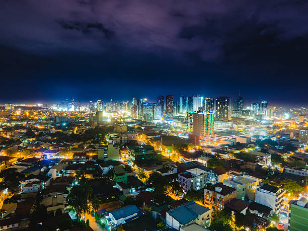 istock Metro Manila skyline at night 509548650