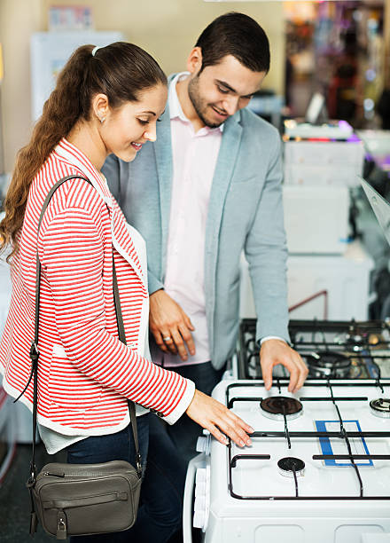 istock Customers in small domestic appliances section 509549318