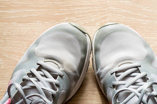 istock Training shoes nose pointing to each other 509549428