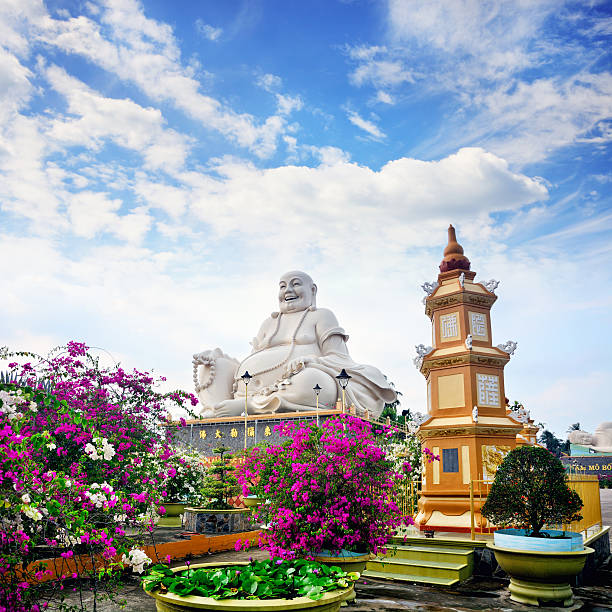 istock Buddha of the future statue, Vinh Trang Temple 509552942