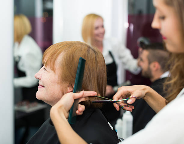 istock Barber makes the cut for  woman 509553004