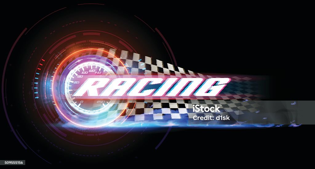 Racing banner - Lizenzfrei Rennen - Sport Vektorgrafik