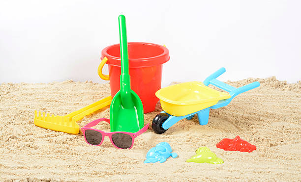 istock Beach Toys in the sand 509555240