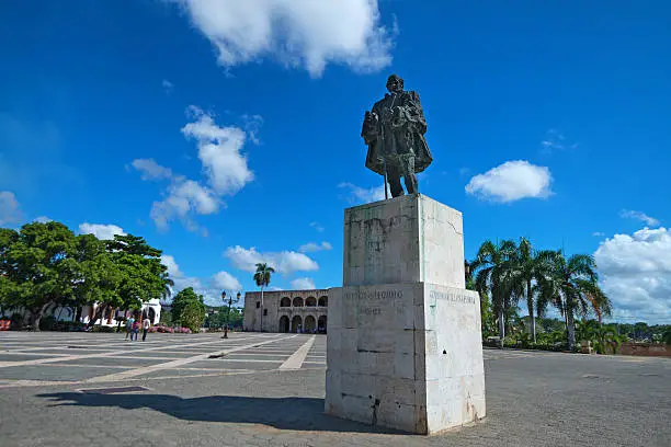 Plaza de Espana in Santo-Domingo, Dominican Republic