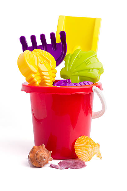 istock Baby toy bucket and shovel rake 509556986