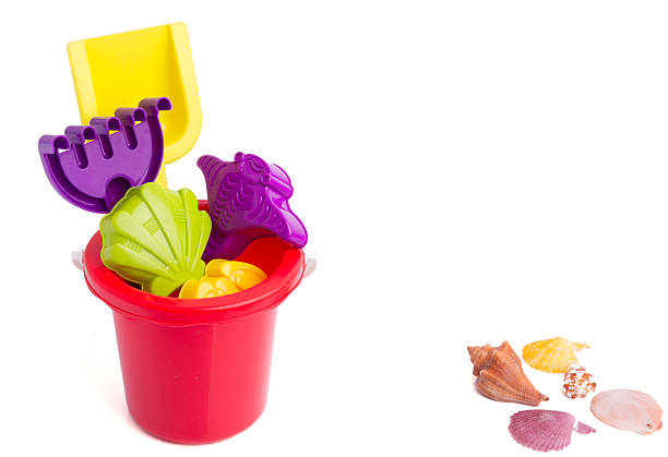 istock Baby toy bucket and shovel rake 509557042