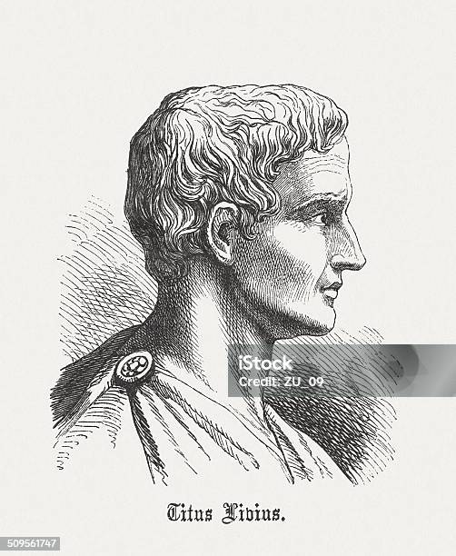 Livy Stock Vektor Art und mehr Bilder von Titus Livius - Titus Livius, Profil, Römisch