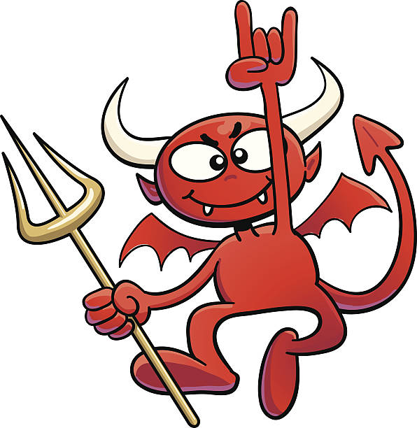 Cute Little Devil Stock Illustration - Download Image Now
