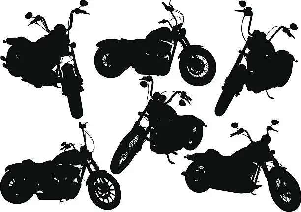 Vector illustration of Motorbike