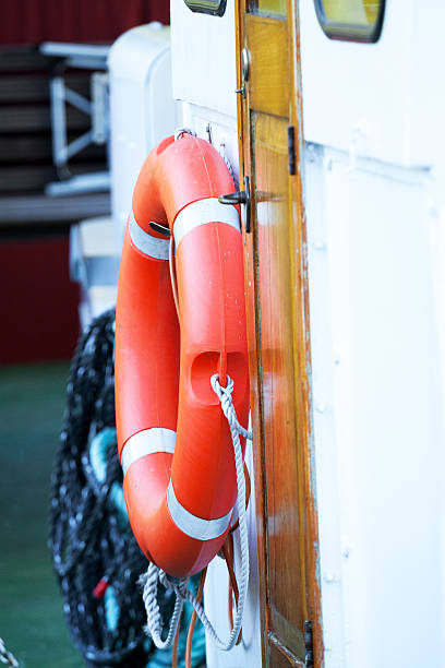 istock Life-saver on boat and deck 509567265