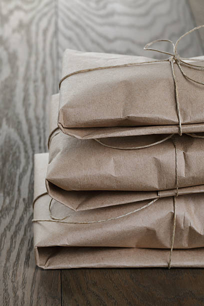 istock vintage style parcels wrapped with rope 509568383
