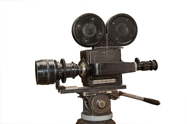 istock old camera movie camera on a tripod 509568531