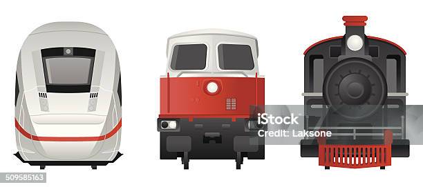 Trains Frontview Stock Illustration - Download Image Now - Train - Vehicle, Front View, Locomotive