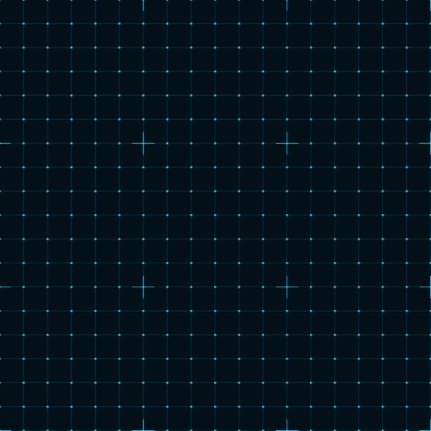 HUD interface Grid Grid for modern virtual technology futuristic user interface HUD hud graphical user interface stock illustrations