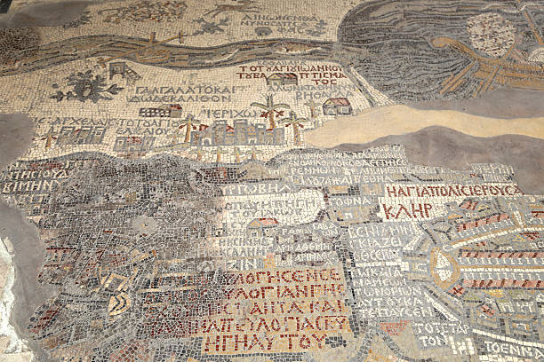 istock ancient byzantine map of Holy Land 509586889