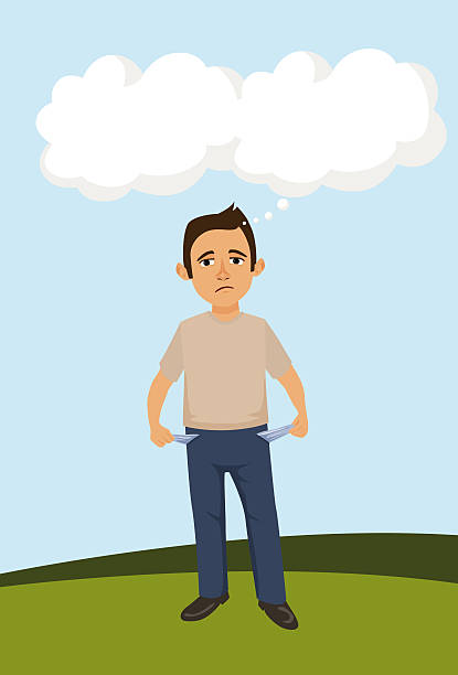 Man With Empty Pockets Stock Illustration - Download Image Now - Pocket,  Empty, Men - iStock
