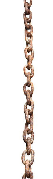 istock old rusty steel chain close up isolated on white 509587299