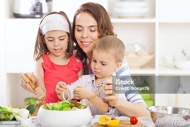 Salad Stock Photo - Download Image Now - Adult, Apartment, Boys