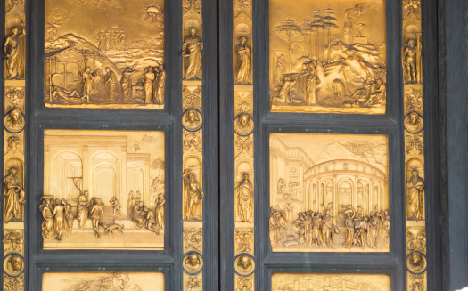 Gate of the Baptistery of San Giovanni. Florence, Italy