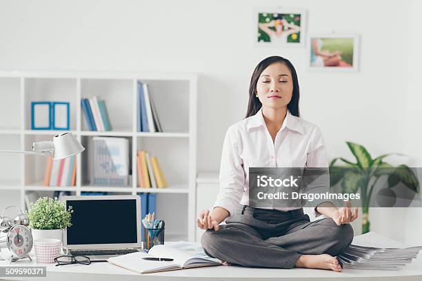 Meditation Stock Photo - Download Image Now - Zen-like, Corporate Business, Yoga