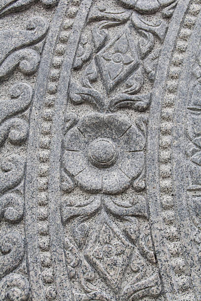 istock Design Stone Wheel of Dharma 509608091