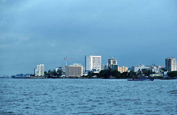 Libreville, Gabon Libreville, Gabon: city skyline seen from the sea - overcast sky - photo by M.Torres gabon stock pictures, royalty-free photos & images