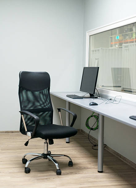 istock New made modern workplace in the factory. 509609482