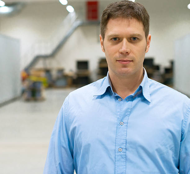 istock Portrait of handsome supervisor at warehouse. 509609838
