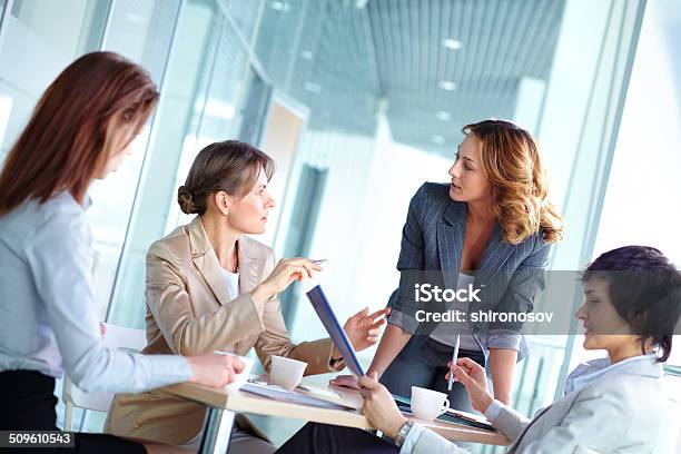Female Brainstorming Stock Photo - Download Image Now - Women, Aspirations, Business