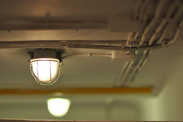 istock Old fashion lamp and electrical wires 509613844