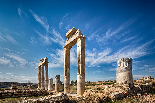 hierapolis 、denizli ,トルコ - hierapolis ストックフォトと画像