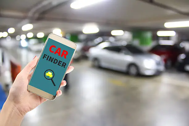 Photo of car finder via application