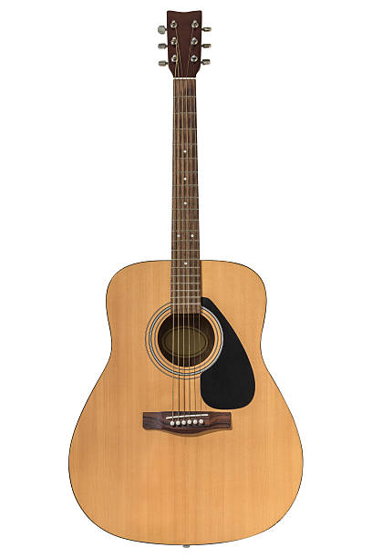 istock Acoustic guitar isolated on a white background 509619340