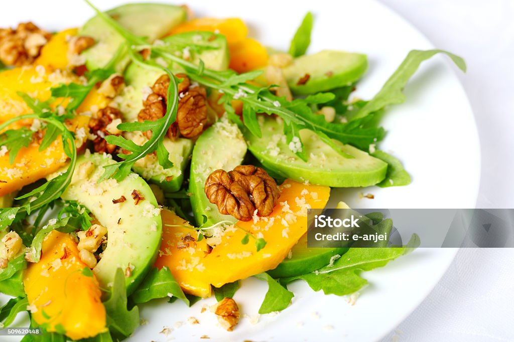 nut and apple salad nut and apple salad close up Apple - Fruit Stock Photo