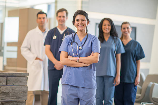 istock Group of Nurses at the Clinic 509620944