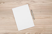 istock blank paper on the table 509621776