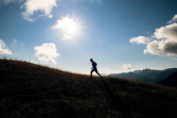 istock Trail running on the mountains 509625187