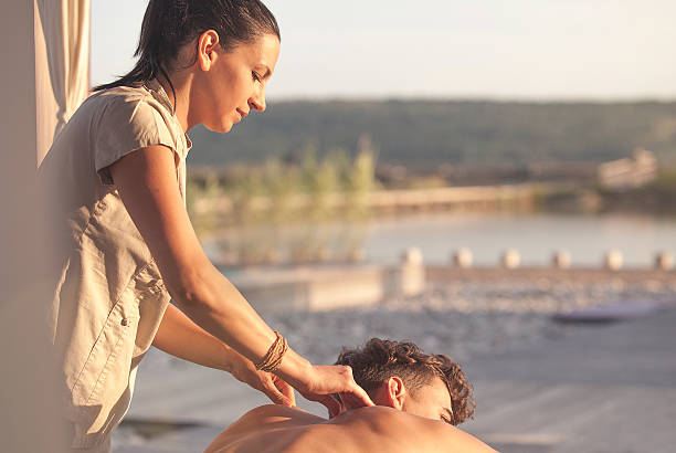 istock Massage At Spa Outdoors 509626873
