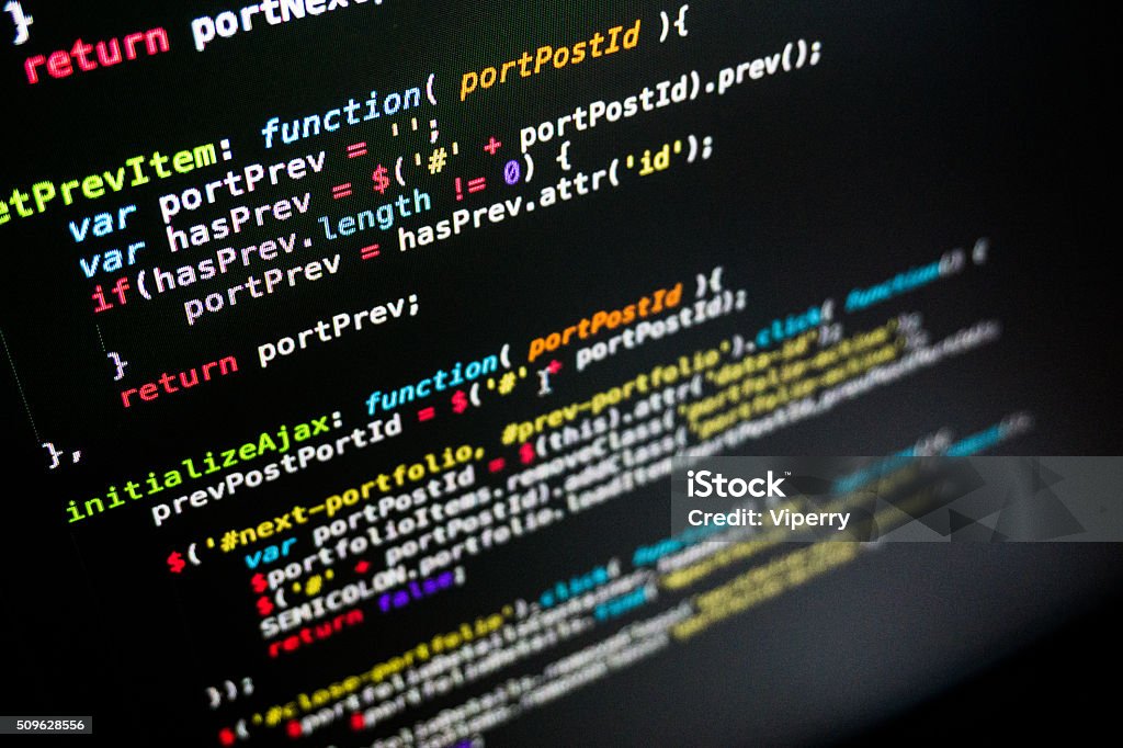Javascript In Computing Javascript Computer Code Stock Photo - Download Image Now - Computer ...