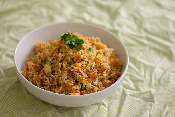 istock Fried rice with sausage and mix vegetable 509629613