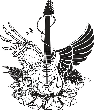Ilustración de Rock N Roll y más Vectores Libres de Derechos de Fuego - Fuego, Guitarra, Música rock - iStock Ilustración de Rock N Roll y más Vectores Libres de Derechos de Fuego - Fuego, Guitarra, Música rock - iStock