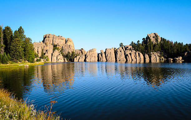 sylvan lake - wyoming landscape american culture plain photos et images de collection