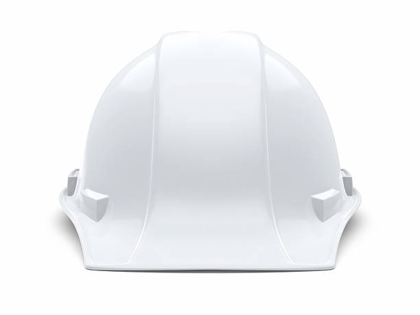 cappello rigido - white hardhat foto e immagini stock