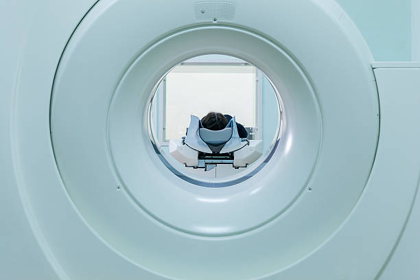 istock Diagnostic room. Patient during CAT scan procedure 509631974