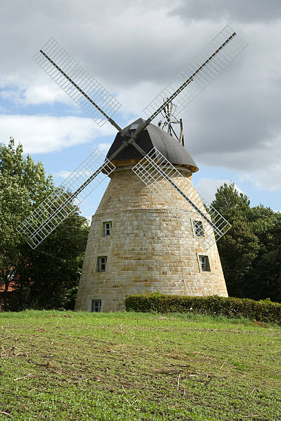 istock Restored historical windmill countryside in Germany 509632856