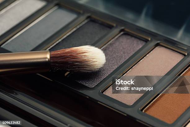 Eyeshadow Palette Stock Photo - Download Image Now - Artist's Palette, Arts Culture and Entertainment, Beauty